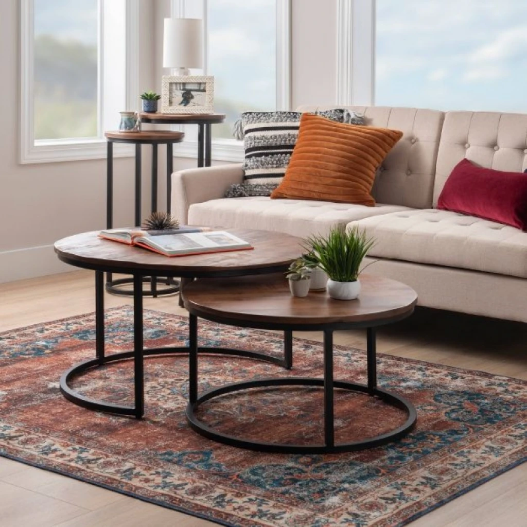 2 piece nesting tables 2 2 piece nesting tables 2