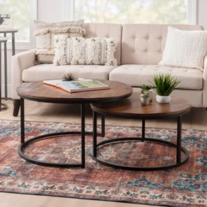 2 piece nesting tables 4