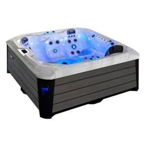 76 jet acrylic square hot tub with ozonator.jpg
