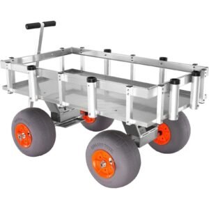 vevor beach fishing cart 500 lbs load capacity fish and marine cart with four 13 big wheels pu balloon tires for sand heavy duty aluminum pier wagon trolley with 6 rod holders for fis.jpg